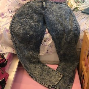 Medium acid wash jeans. Size 20.